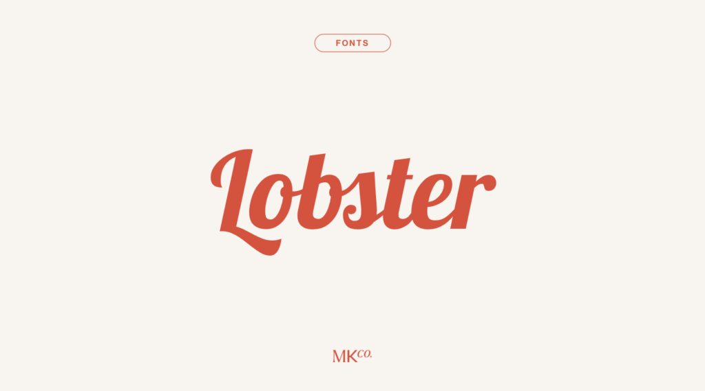 Lobster Font