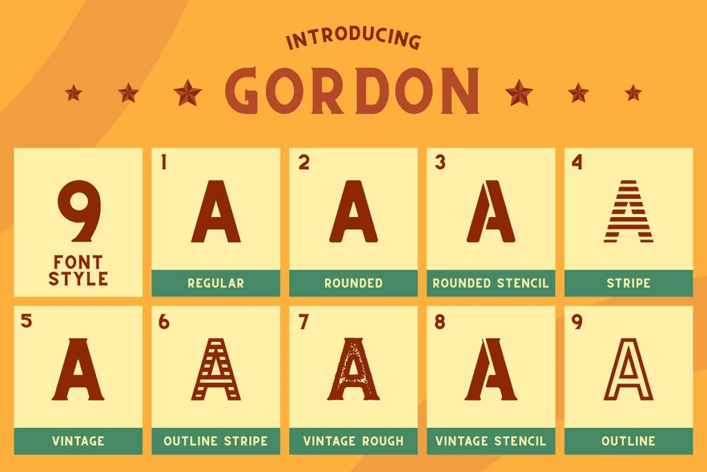 CS Gordon Rounded Font