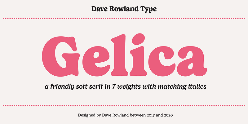 Gelica Font